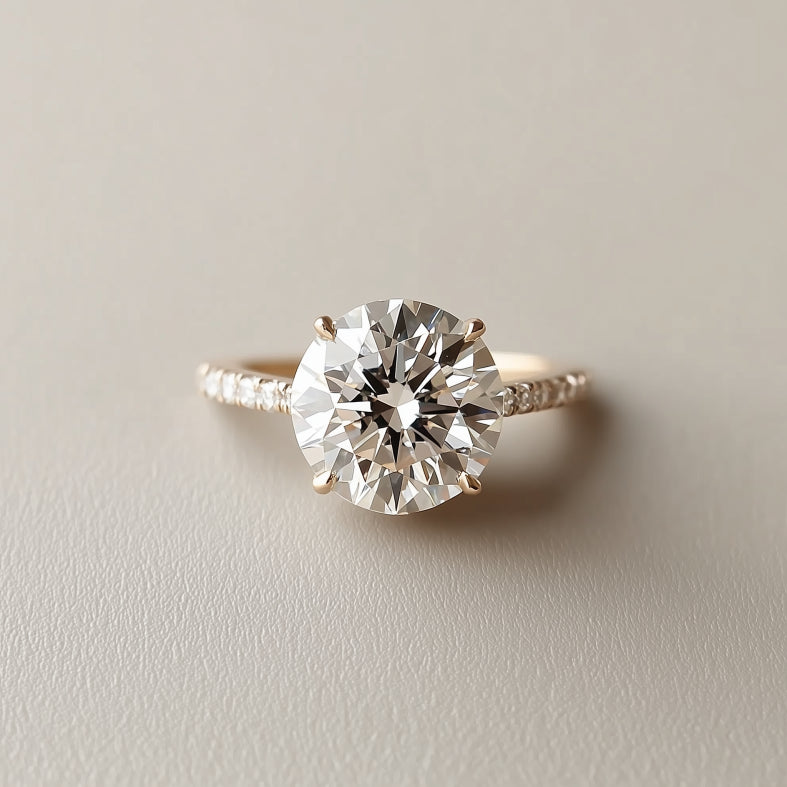 The Round Cut Diamond ring