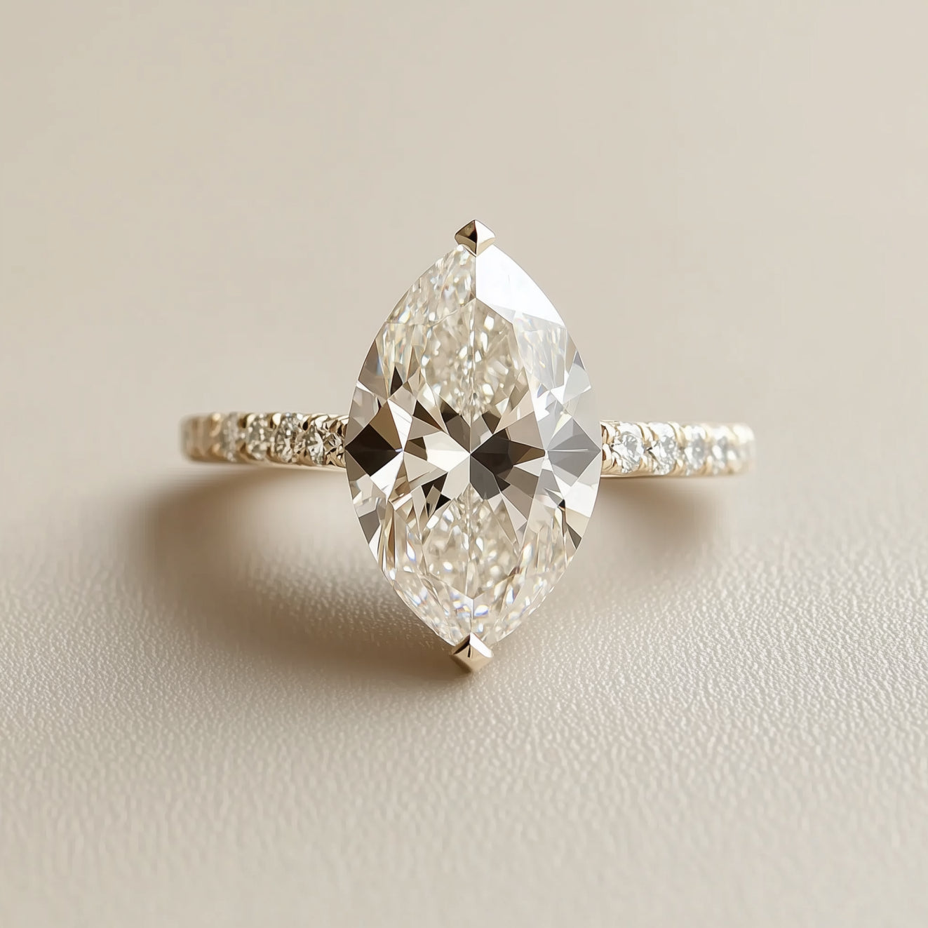 The Marquise-shaped diamond ring