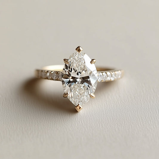 The Marquise-shaped diamond ring