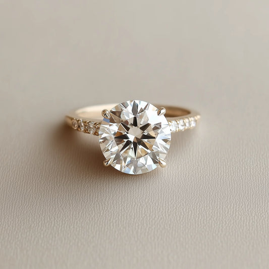 The Round Cut Diamond ring