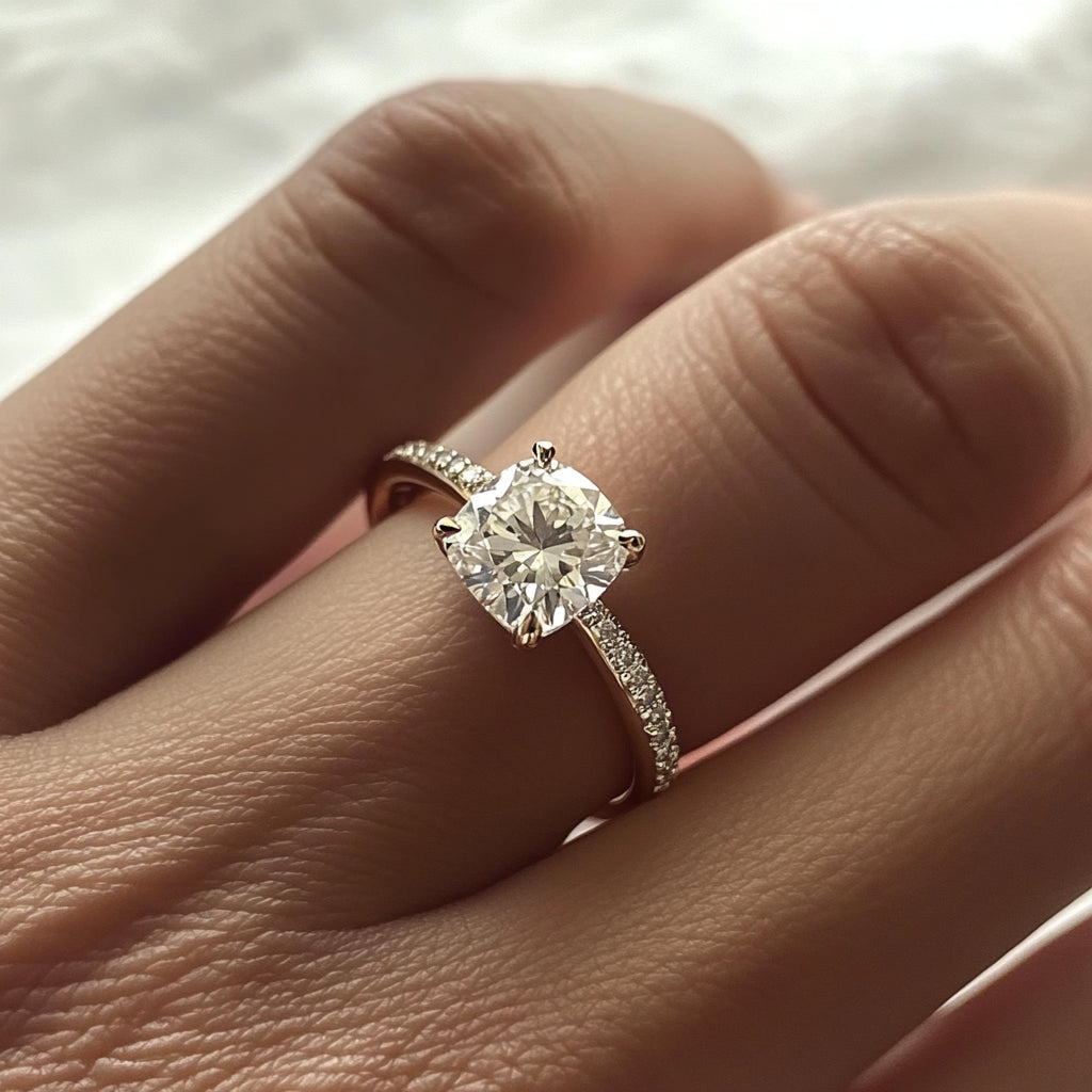 The Cushion Cut Diamond ring