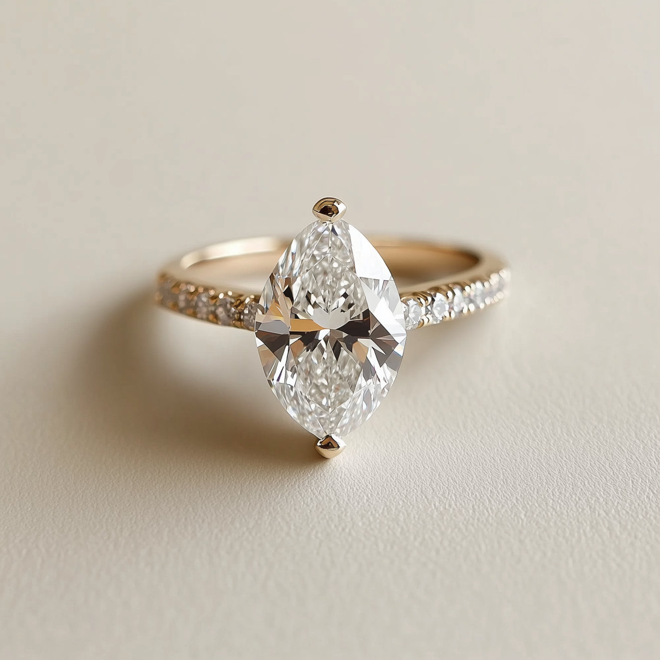 The Marquise-shaped diamond ring