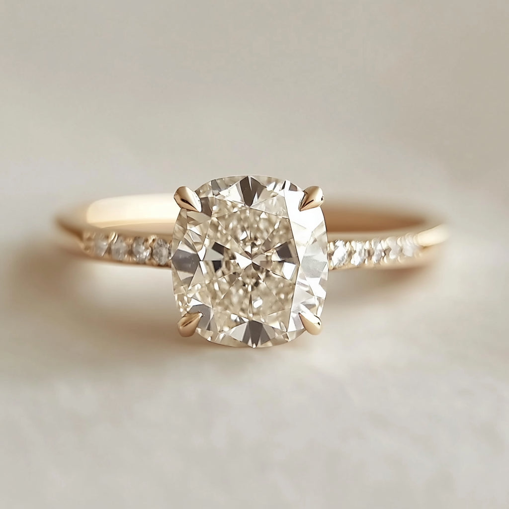 The Cushion Cut Diamond ring