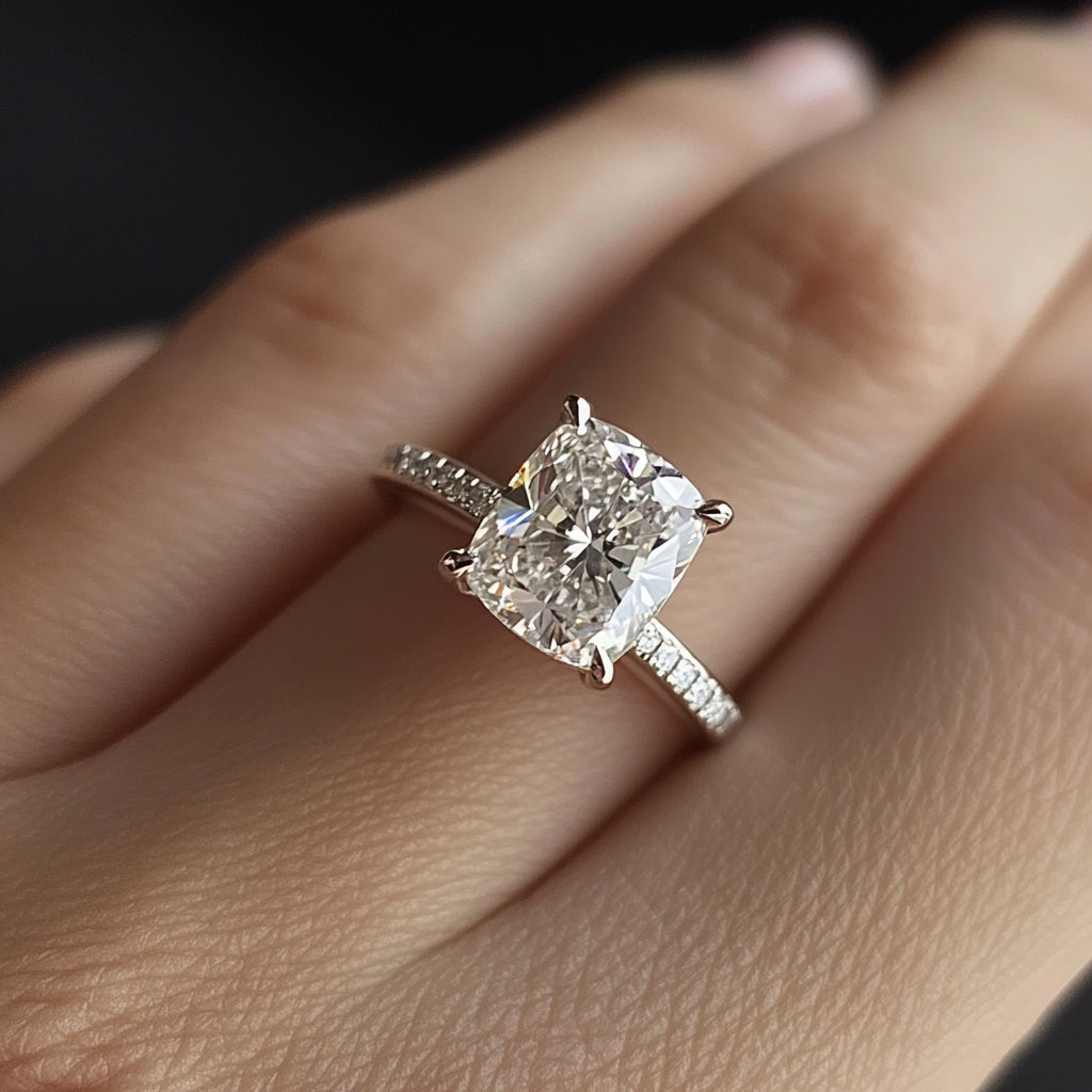 The Cushion Cut Diamond ring